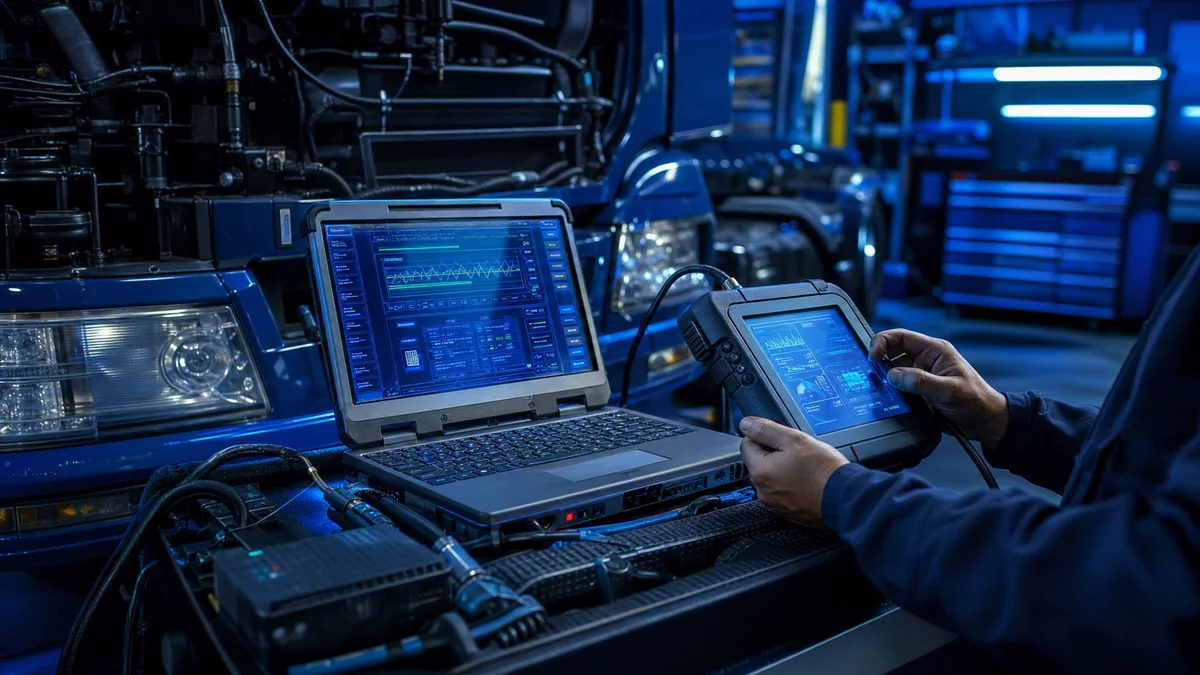 Scanner eletrônico e computadores de diagnóstico